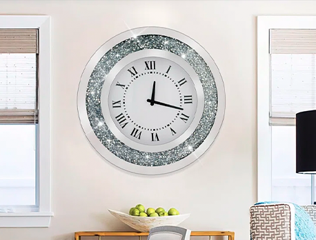decorative mirrors clocks
