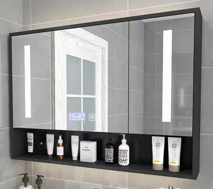 led mirror cabinets with big storage